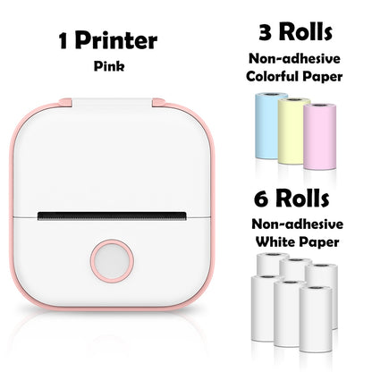 Inkless Portable Pocket Printer | Mini Bluetooth Thermal Printer