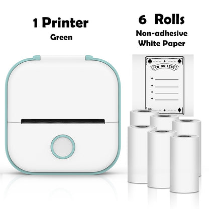 Inkless Portable Pocket Printer | Mini Bluetooth Thermal Printer