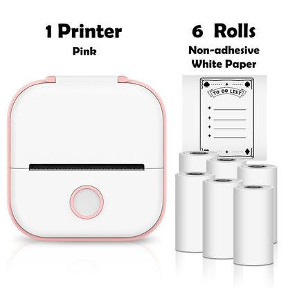 Inkless Portable Pocket Printer | Mini Bluetooth Thermal Printer